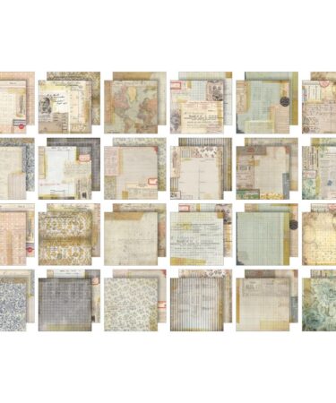 Alternative view of Tim Holtz Paper Stash 2025 Vault Release 12"X12" - Memoranda