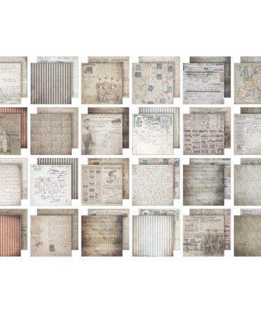 Alternative view of Tim Holtz Paper Stash 2025 Vault Release 8"X8" - French Industrial