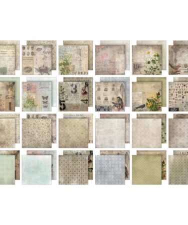 Alternative view of Tim Holtz Paper Stash 2025 Vault Release 12"X12" - Wallflower