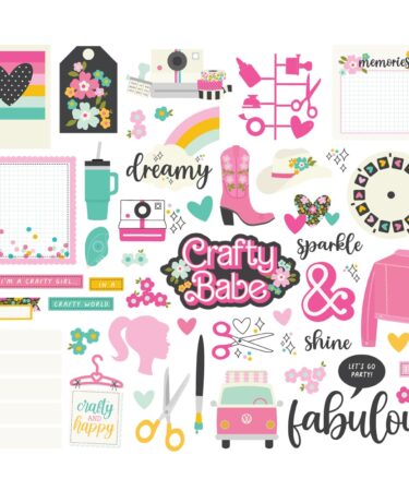 Alternative view of Simple Stories - Collezione Crafty Babe -  Bits & Pieces