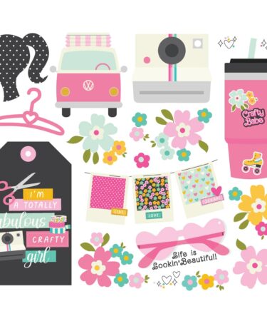 Alternative view of Simple Stories - Collezione Crafty Babe - Big Bits & Pieces