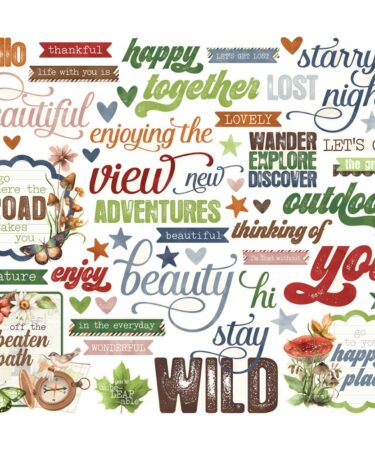 Alternative view of Simple Stories - Collezione Simple Vintage Woodlands - Sentiment Bits & Pieces