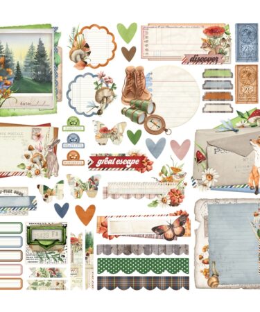 Alternative view of Simple Stories - Collezione Simple Vintage Woodlands - Ephemera