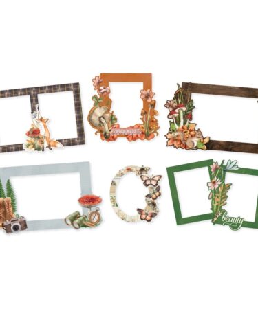 Alternative view of Simple Stories - Collezione Simple Vintage Woodlands - Chipboard Frames