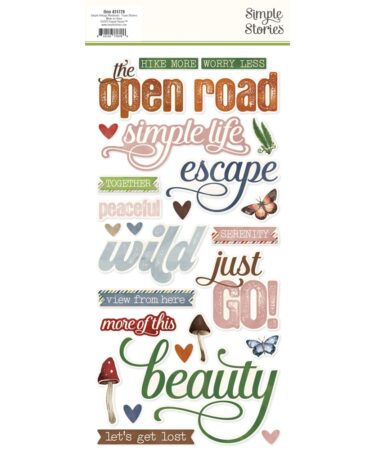 Alternative view of Simple Stories - Collezione Simple Vintage Woodlands - Foam Stickers