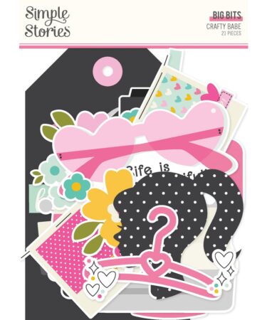 Simple Stories - Collezione Crafty Babe - Big Bits & Pieces