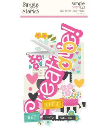 Simple Stories - Collezione Crafty Babe - Simple Pages Page Pieces