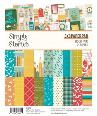 Simple Stories - Collezione Book Fair - 6x8 Pad