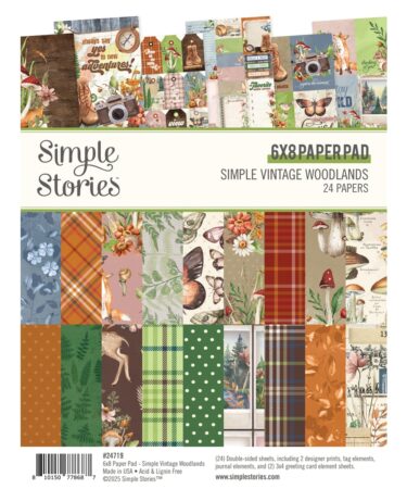 Simple Stories - Collezione Simple Vintage Woodlands - 6x8 Pad
