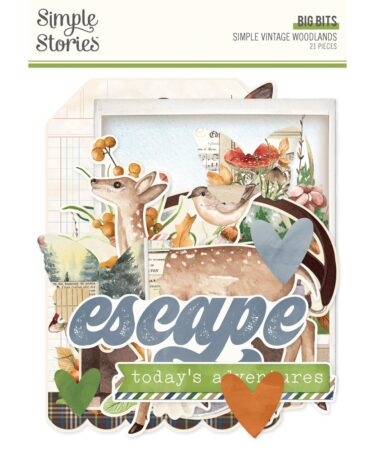 Simple Stories - Collezione Simple Vintage Woodlands -  Big Bits & Pieces