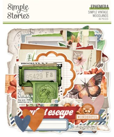 Simple Stories - Collezione Simple Vintage Woodlands - Ephemera