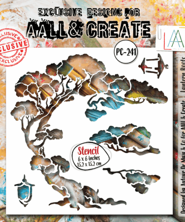 AALL & CREATE -  Stencil - Lantern Roots