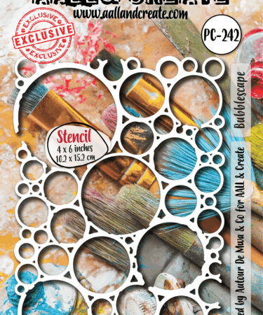 AALL & CREATE - Stencil -  Bubblescape