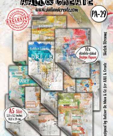 AALL & CREATE -Design Paper A5 Sketch Streams