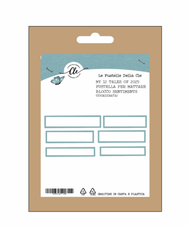 IL NEGOZIO DELLA MAMMA DI CLE-LE FUSTELLE DELLA CLE - FUSTELLA MATTATURA BLOCCO SENTIMENTS MY 12 TALES OF 2025