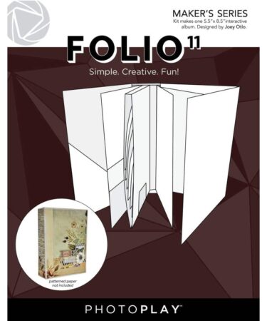 PhotoPlay Folio 5.5"X8.5" - White