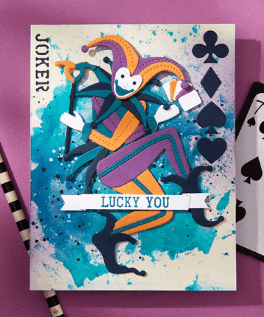 Alternative view of SPELLBINDERS - Wild Joker Etched Dies