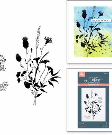 SPELLBINDERS -Bloom Wildly BetterPress Plate