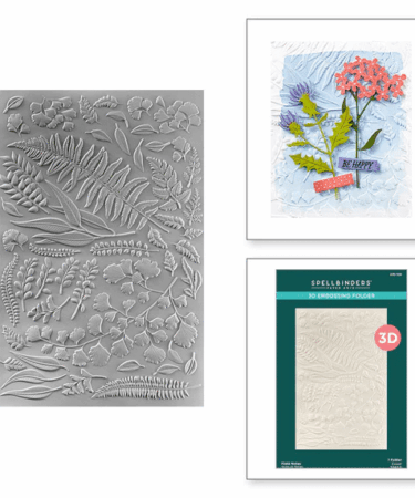 SPELLBINDERS -Field Notes 3D Embossing Folder