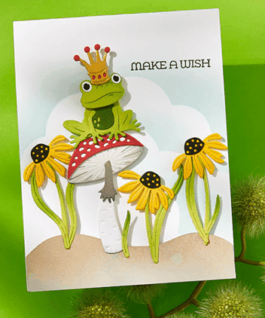 Alternative view of SPELLBINDERS -Frog Prince Etched Dies