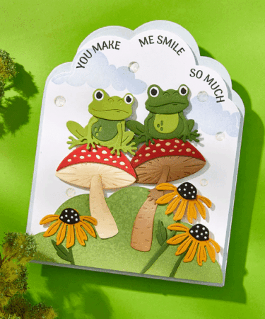 Alternative view of SPELLBINDERS -Jump for Joy Sentiments Clear Stamp Set