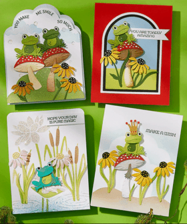 Alternative view of SPELLBINDERS -Lily Pad Stencil