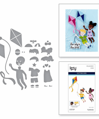 SPELLBINDERS -Up and Away Etched Dies