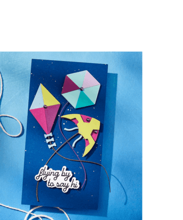 Alternative view of SPELLBINDERS -Fly a Kite Etched Dies