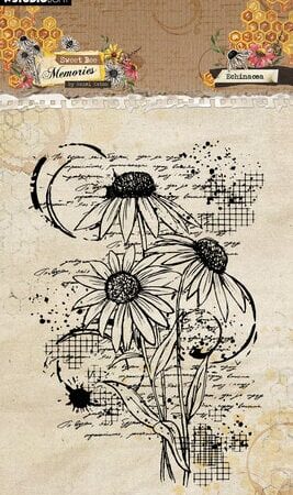 Studio Light - Sweet Bee Memories Clear Stamp Echinacea