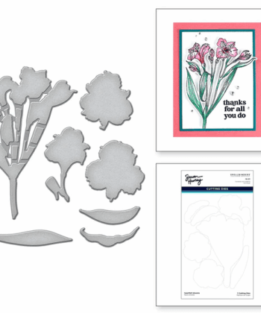 SPELLBINDERS -Heartfelt blooms Etched Dies