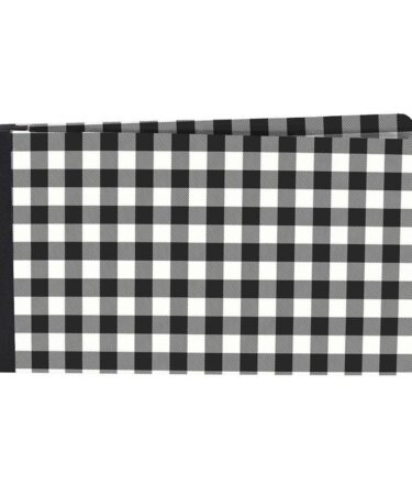 Simple Stories Sn@p! Flipbook 4"X6" - Black Buffalo Check