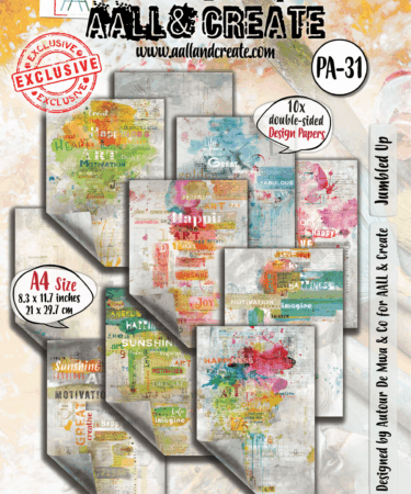 AALL & CREATE - Design Paper A4 Jumbled Up