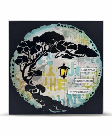 Alternative view of AALL & CREATE - Design Paper A4 Jumbled Up