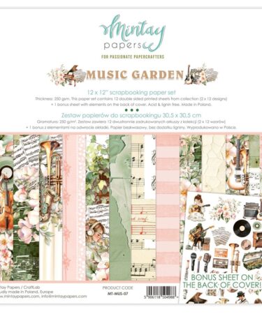 MINTAY - Collezione  Music Garden - Pad 30x30 cm (12"x12")