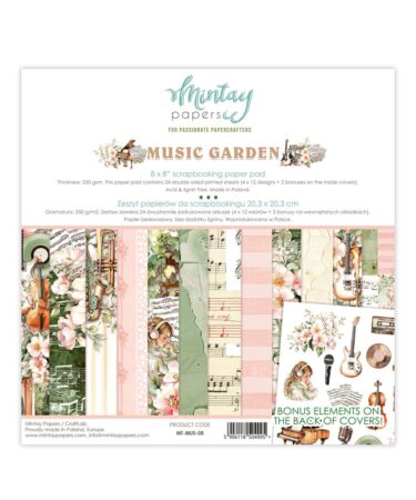MINTAY - Collezione  Music Garden - Pad 20x20 cm (8"x8")