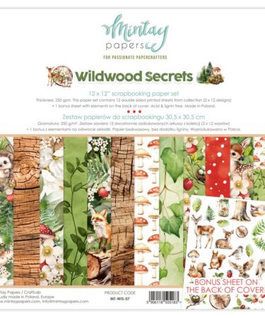 MINTAY - Collezione Wildwood Secrets- Pad 30x30 cm (12"x12")