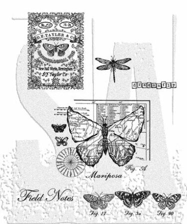 Stampers Anonymous,  Tim Holtz Cling Stamps-  Classics #17