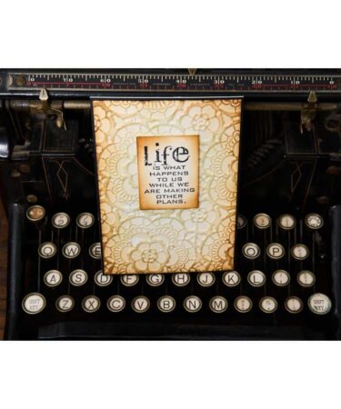 Alternative view of Sizzix Textured Impressions Embossing Folder by Tim Holtz  - Vault Lace