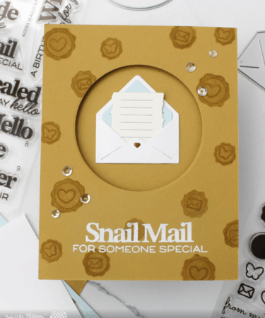 Alternative view of WAFFLE FLOWER - Postage Collage Mini Seals Die