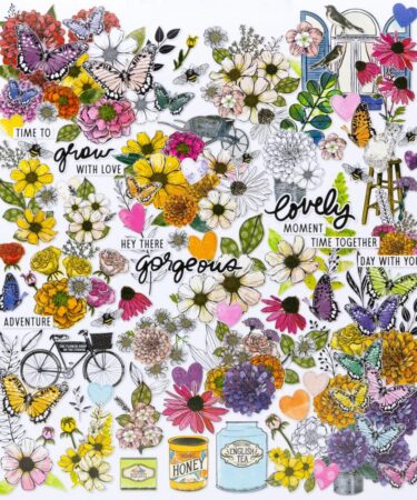 Alternative view of 49 And Market  Collezione The Flower Emporium By Vicki Boutin - Die-Cuts