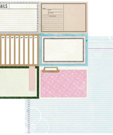 49 And Market  Collezione The Flower Emporium By Vicki Boutin -Double-Sided Cardstock 12"X12"- #9