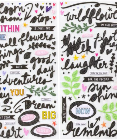 Alternative view of 49 And Market  Collezione The Flower Emporium By Vicki Boutin - Puffy Stickers