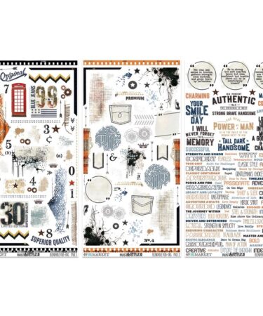 Alternative view of 49 And Market - Collezione Rust & Revs 2.0-  Rub-On Transfer Set 6"X12"