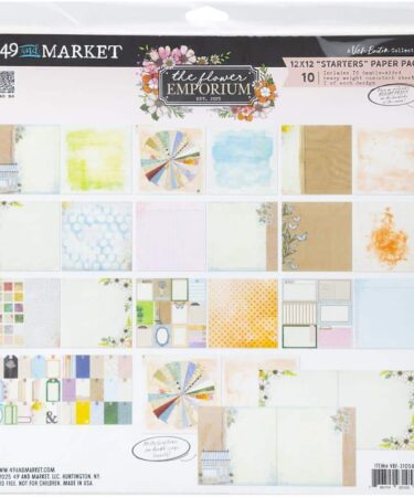 49 And Market Collezione The Flower Emporium By Vicki Boutin -Collection Pack 12"X12"