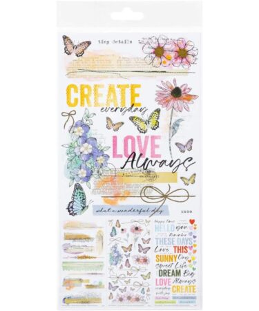 Alternative view of 49 And Market  Collezione The Flower Emporium By Vicki Boutin - Rub-On Transfer Set - ESSENTIALS