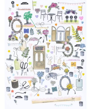 Alternative view of 49 And Market  Collezione The Flower Emporium By Vicki Boutin -Laser Cut Outs Elements