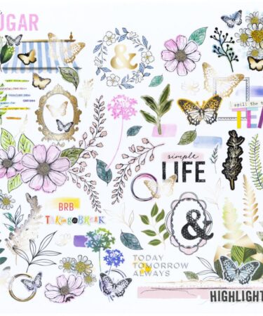 Alternative view of 49 And Market  Collezione The Flower Emporium By Vicki Boutin -Foiled Die-Cuts