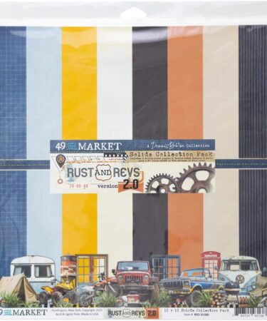 49 And Market - Collezione Rust & Revs 2.0-  Collection Pack Solids 12"X12"