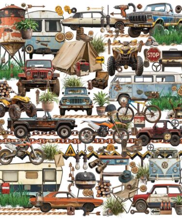 Alternative view of 49 And Market - Collezione Rust & Revs 2.0-  Laser Cut Outs Elements