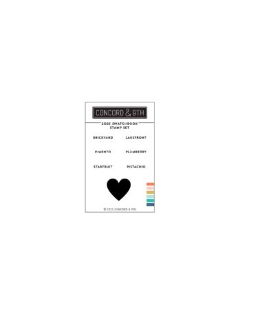 Concord & 9th - 2025 Swatchbook Stamp Set (2 x 3)